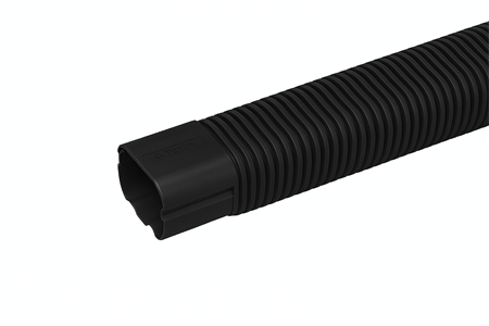 Flexibel kanaldel, 100x800mm - Svart